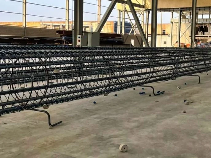 **Piles assembly** refers to the process of preparing, organizing, and assembling piles for deep